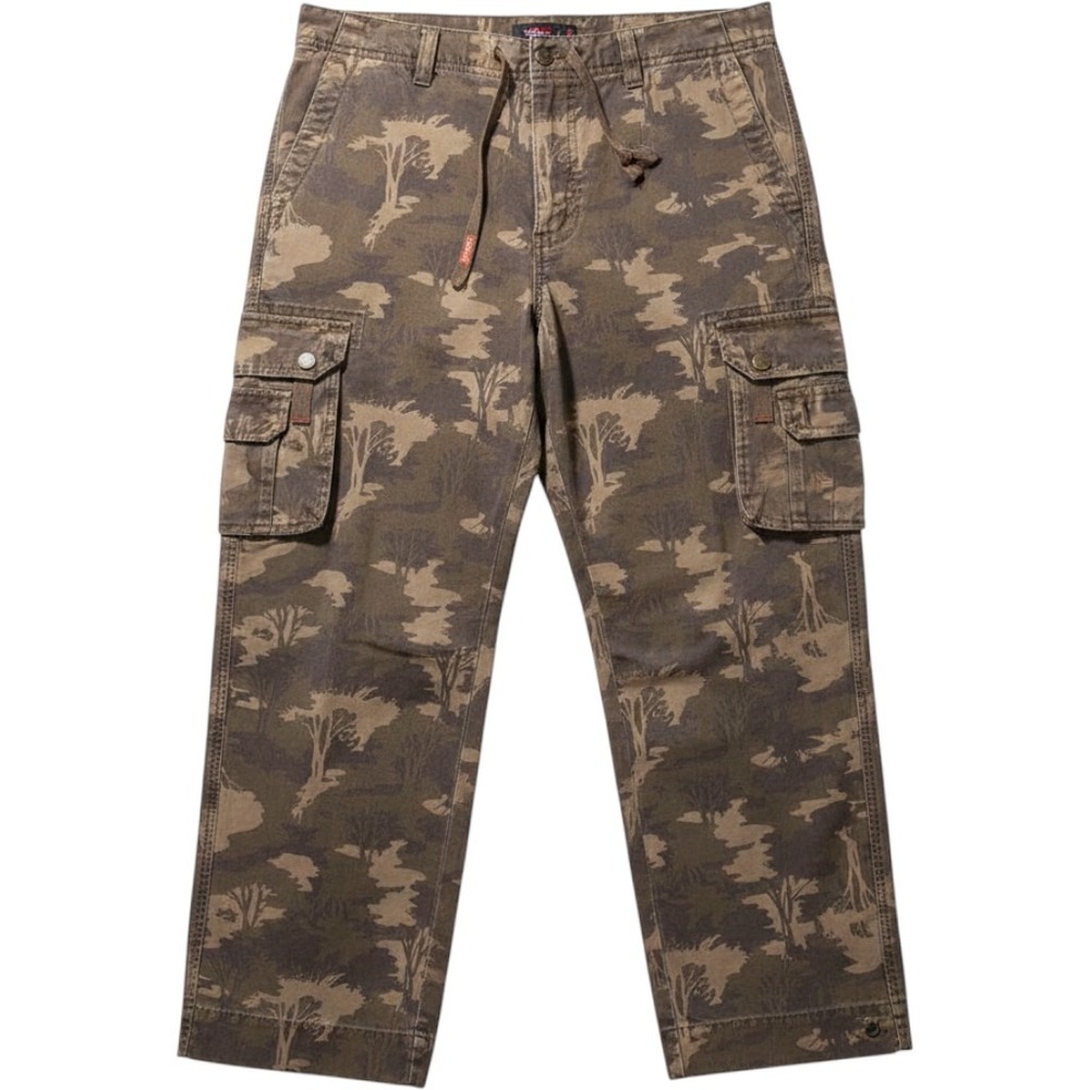 Eddie Bauer Ripstop Heritage Cargo Pants Mens 35x30 Olive Tree Camo